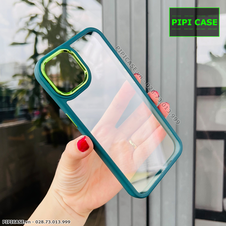 Ốp Lưng iPhone 14 Plus - Olwen - Xanh Rêu