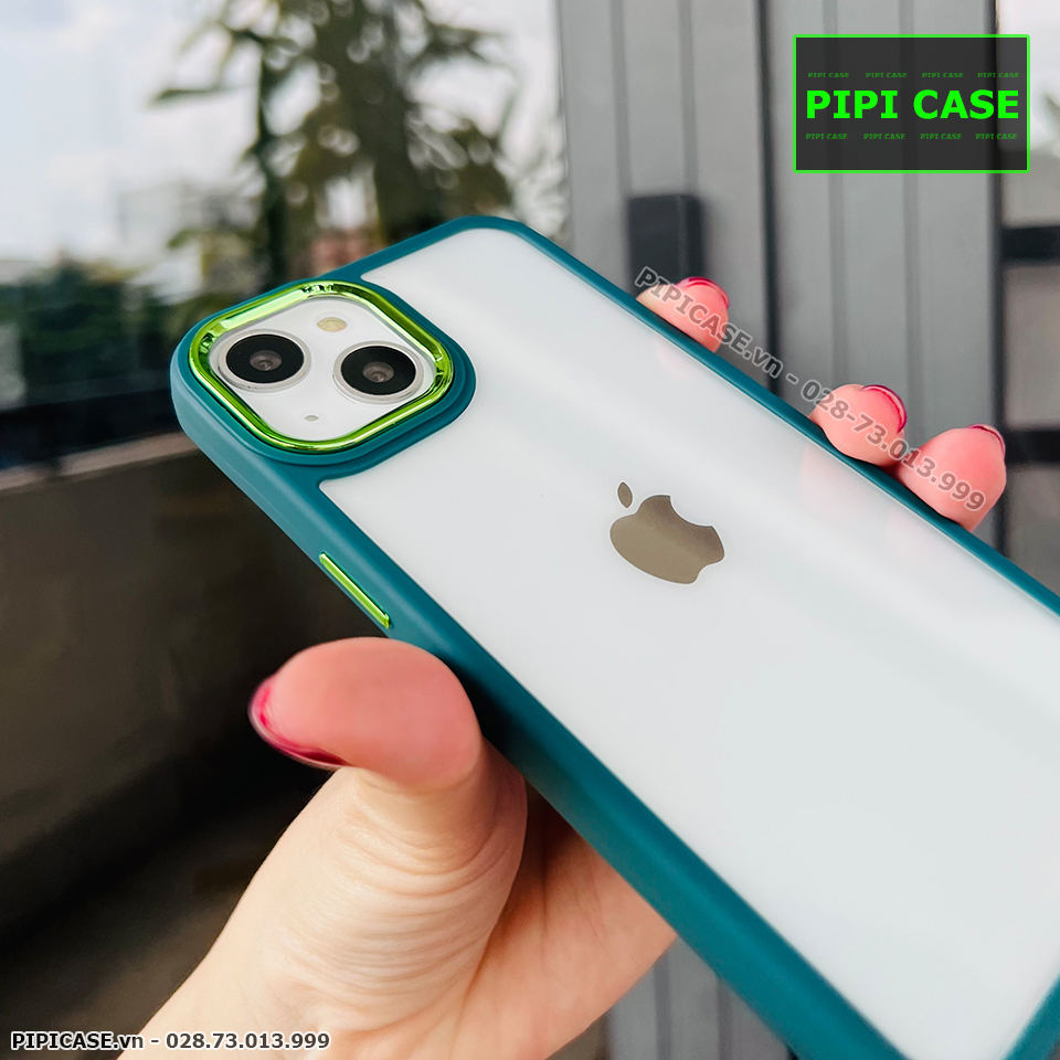 Ốp Lưng iPhone 14 Plus - Olwen - Xanh Rêu