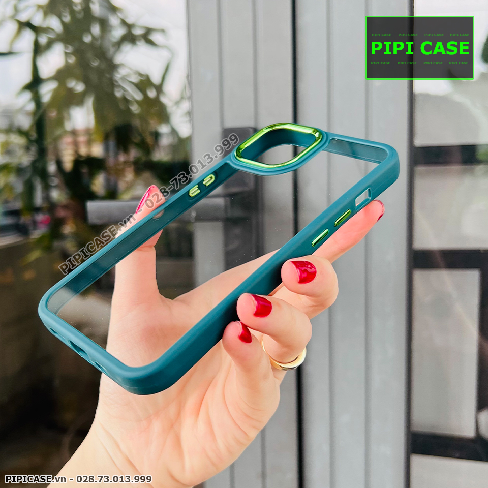 Ốp Lưng iPhone 14 Plus - Olwen - Xanh Rêu