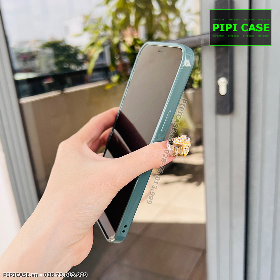 Ốp Lưng iPhone 12 Pro Max - Calyn - Xanh Rêu