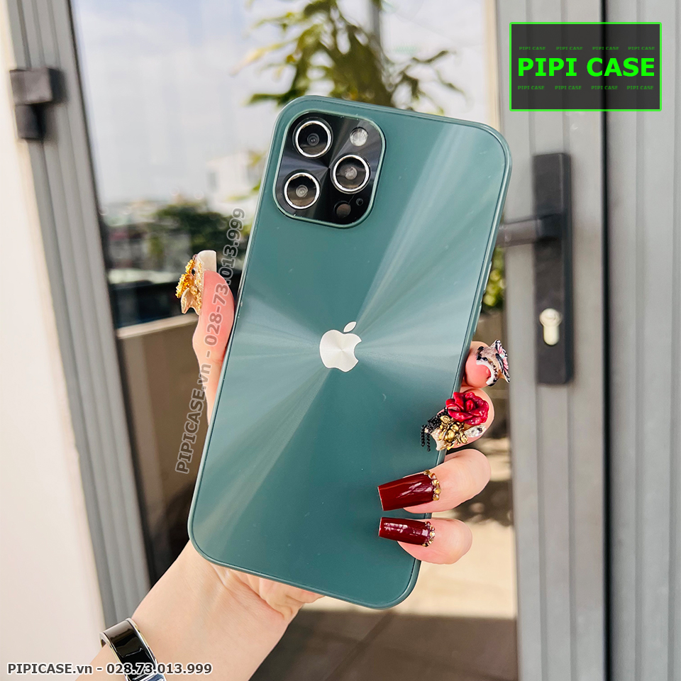 Ốp Lưng iPhone 12 Pro Max - Calyn - Xanh Rêu