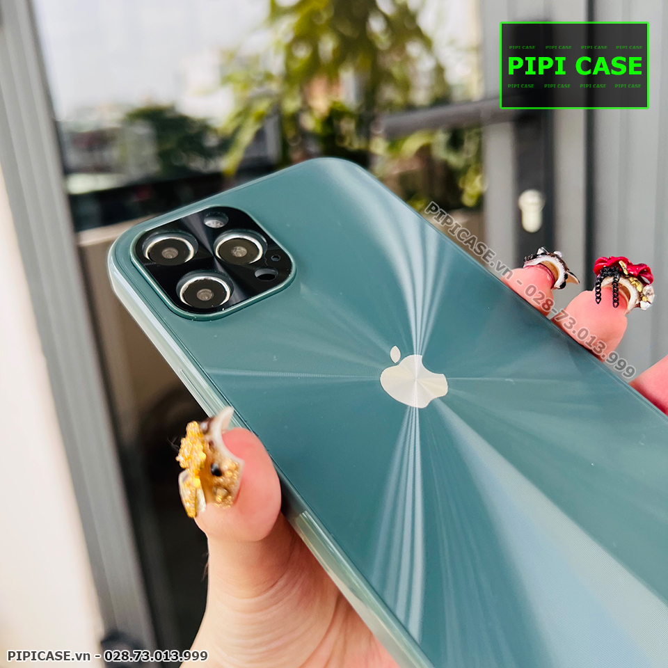 Ốp Lưng iPhone 12 Pro Max - Calyn - Xanh Rêu