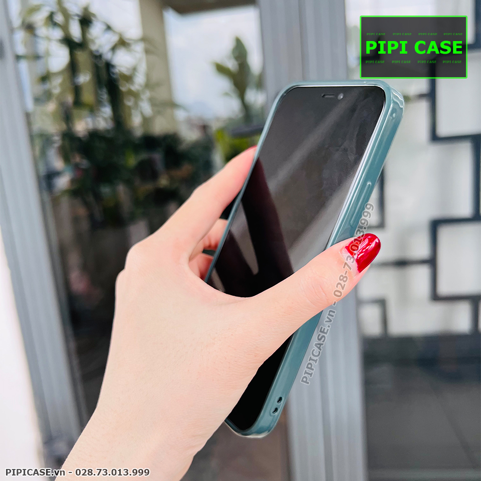 Ốp Lưng iPhone 12 - Calyn - Xanh Rêu