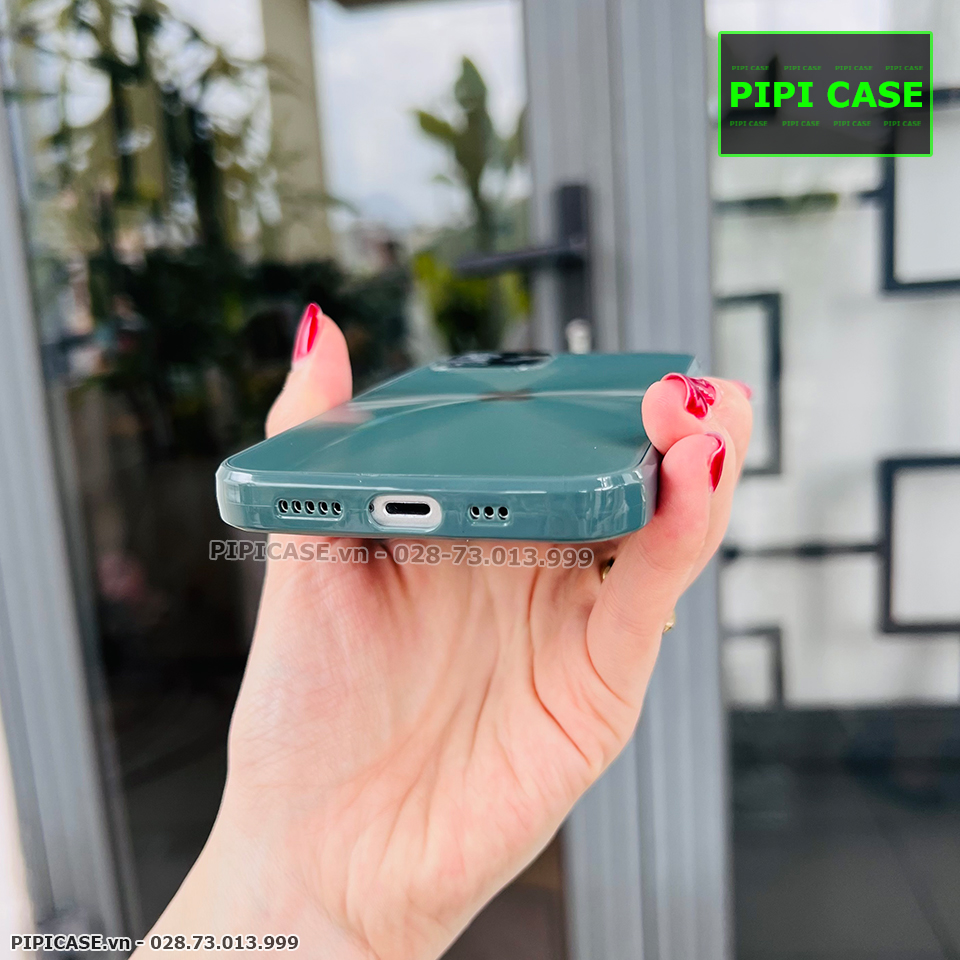 Ốp Lưng iPhone 12 - Calyn - Xanh Rêu