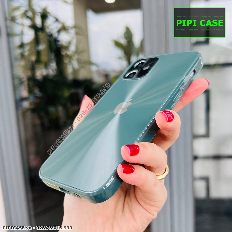 Ốp Lưng iPhone 12 - Calyn - Xanh Rêu