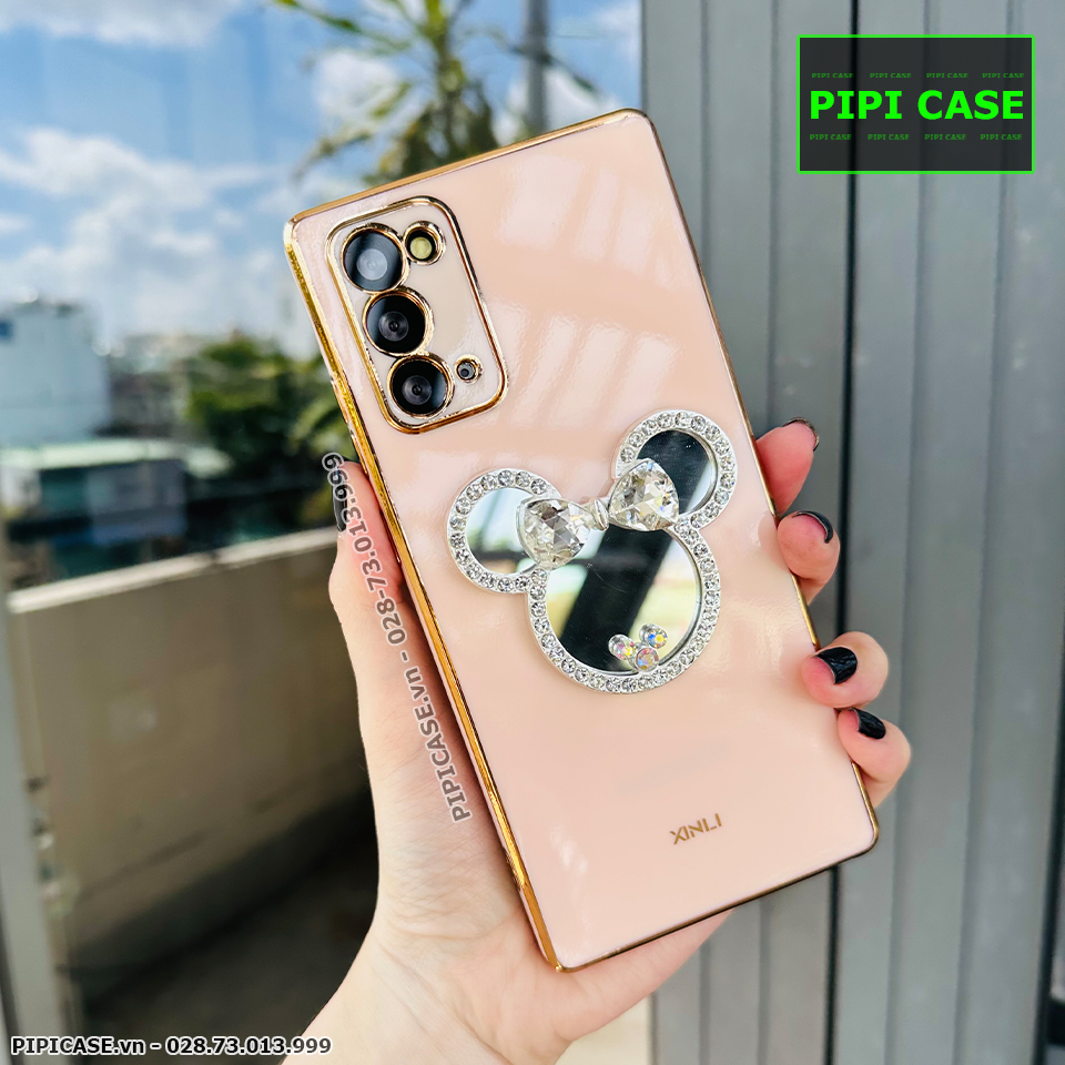 Ốp Lưng Samsung Note 20 5G - Mic Gương - Vàng