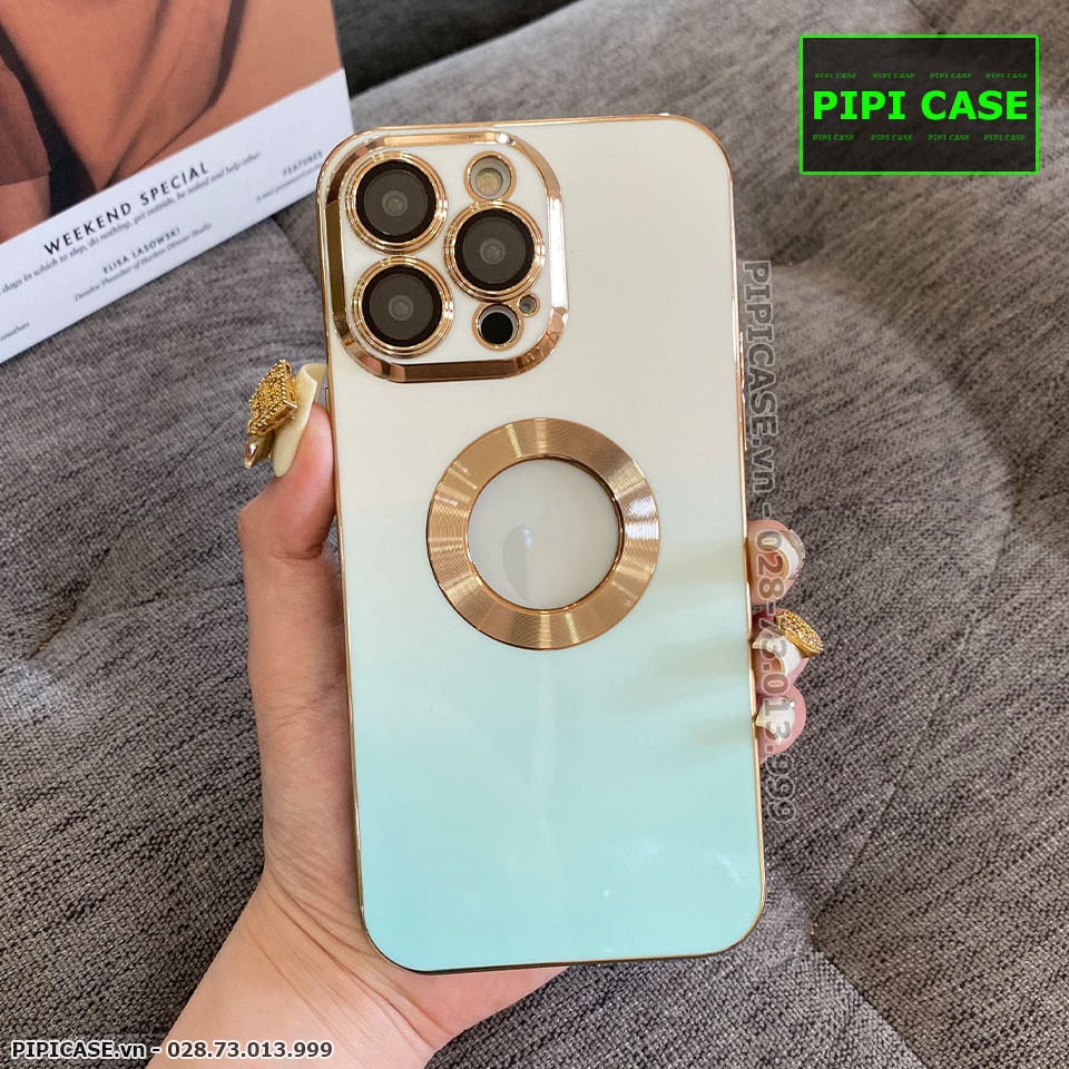 Ốp Lưng iPhone 14 Pro Max - Nin - Xanh