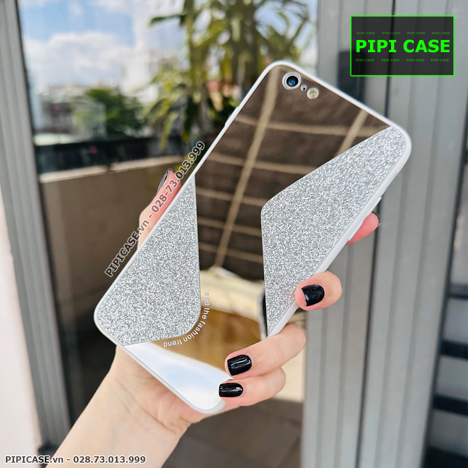 Ốp Lưng iPhone 6 Plus / 6S Plus - Glitter Mirror - Trắng