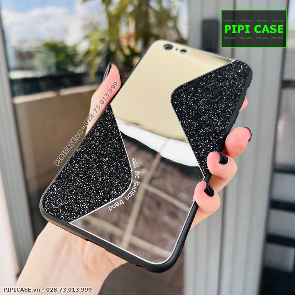 Ốp Lưng iPhone 6 Plus / 6S Plus - Glitter Mirror - Đen