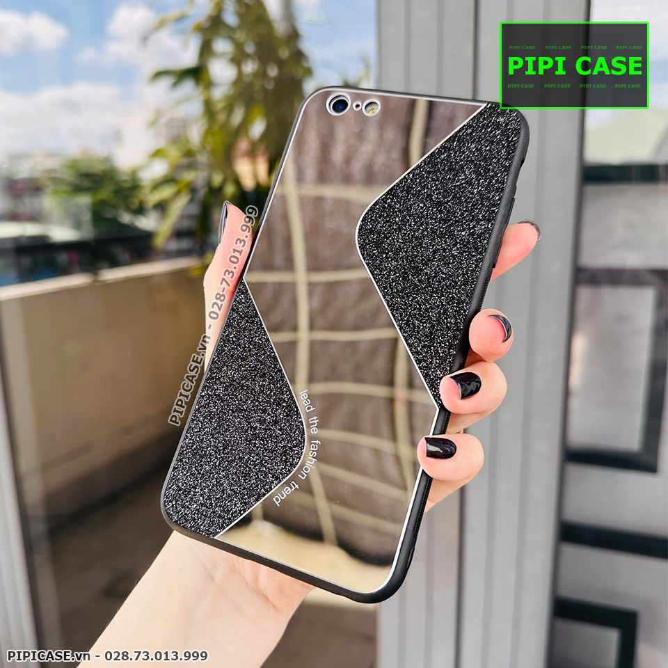 Ốp Lưng iPhone 6 Plus / 6S Plus - Glitter Mirror - Đen