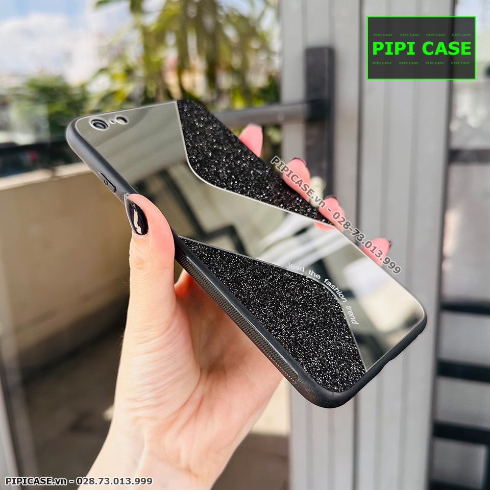 Ốp Lưng iPhone 6 Plus / 6S Plus - Glitter Mirror - Đen