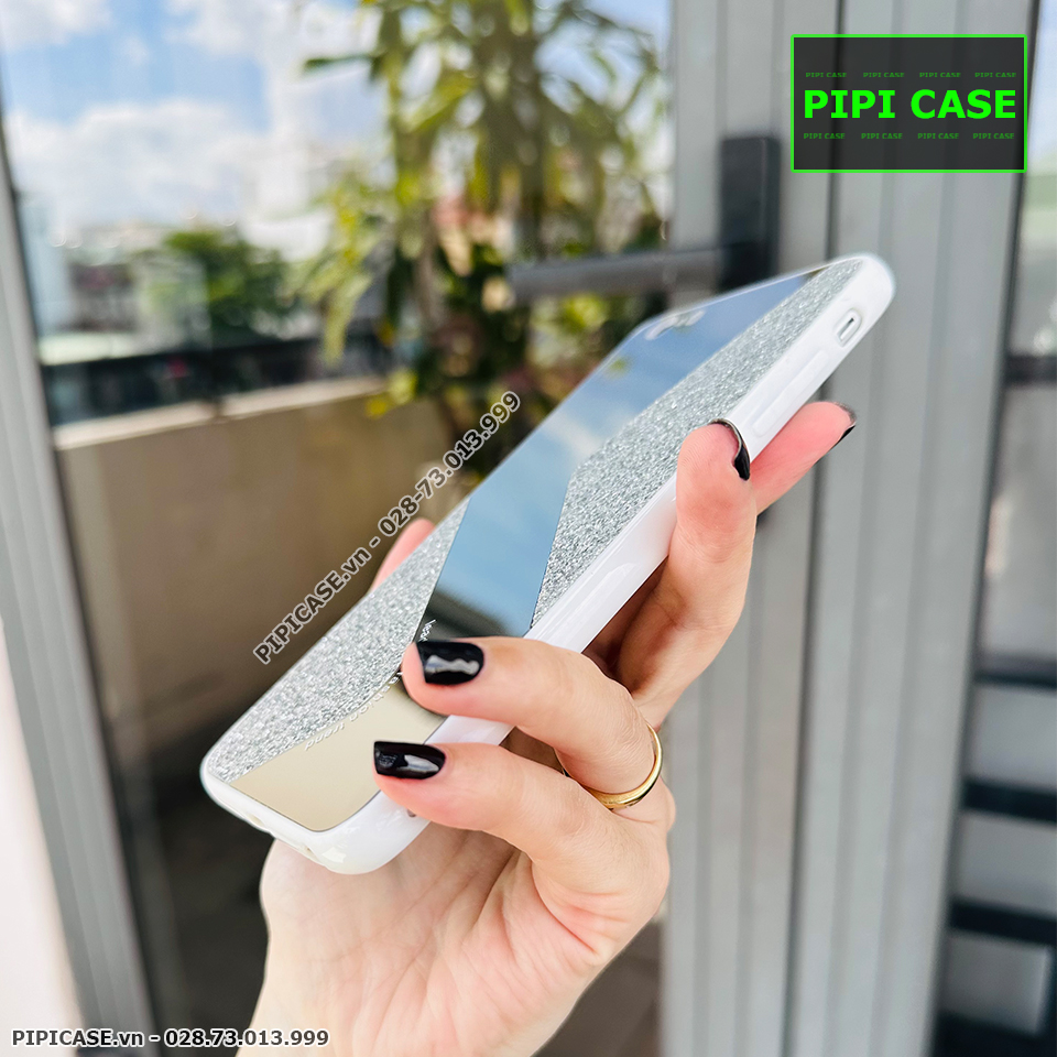 Ốp Lưng iPhone 6 Plus / 6S Plus - Glitter Mirror - Trắng