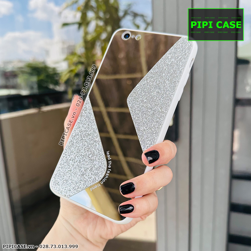 Ốp Lưng iPhone 6 Plus / 6S Plus - Glitter Mirror - Trắng