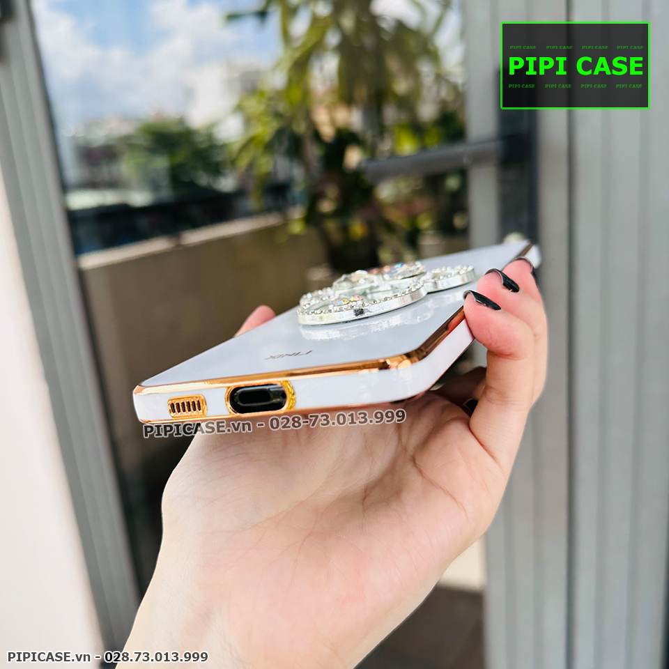 Ốp Lưng Samsung S21 Plus 5G - Mic Gương - Trắng