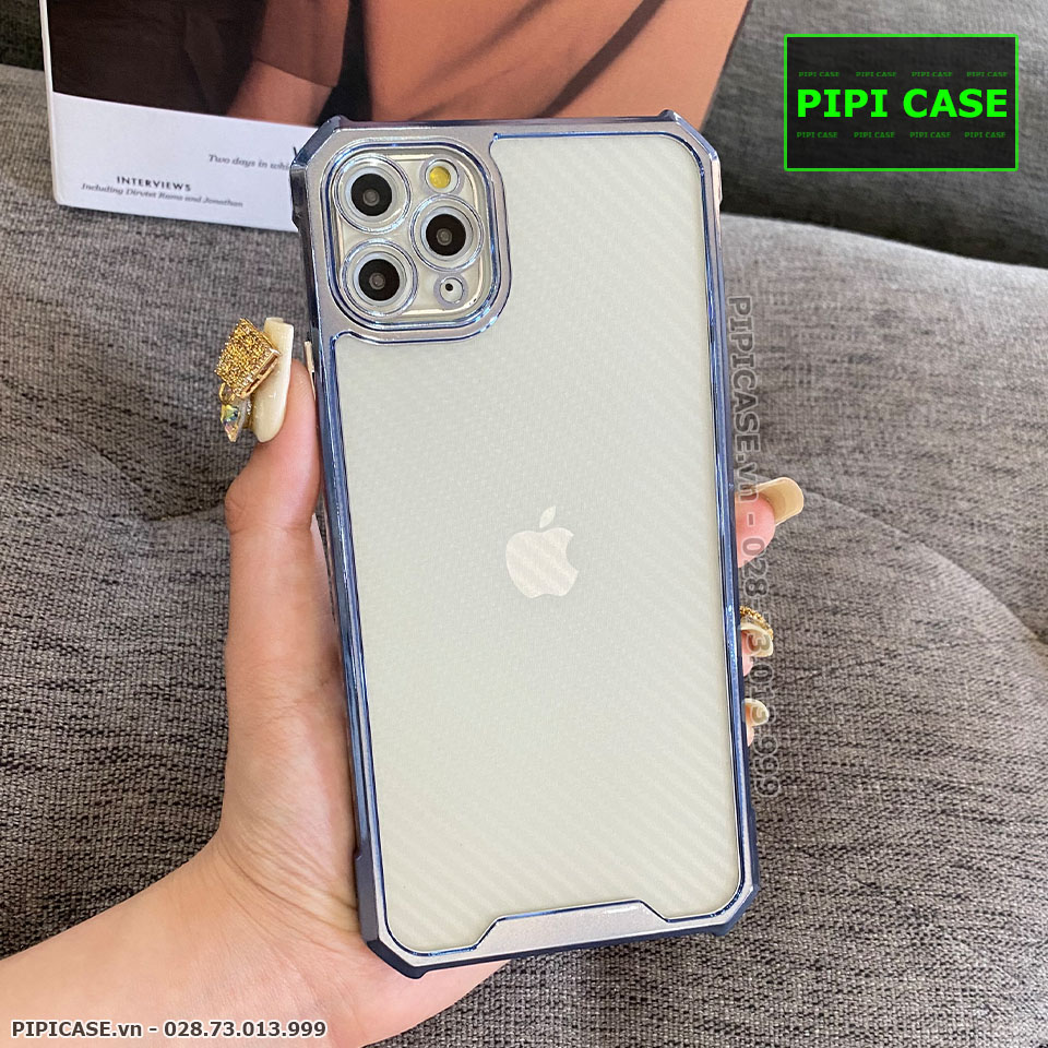 Ốp Lưng iPhone 11 Pro Max - Mark - Xanh Nhạt