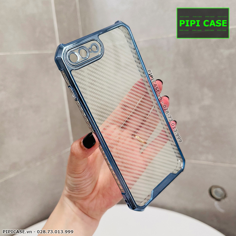 Ốp Lưng iPhone 7 Plus / 8 PLus - Mark - Xanh Nhạt