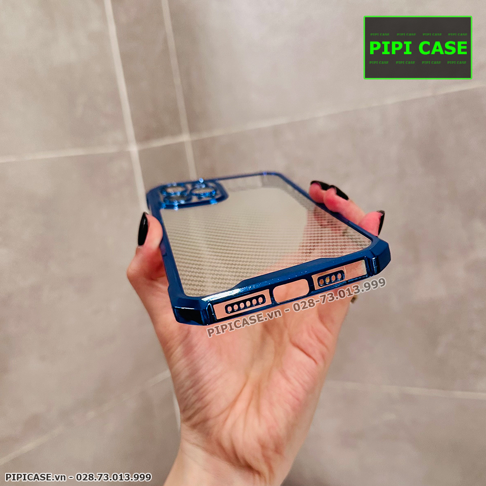 Ốp Lưng iPhone 12 Pro Max - Mark - Xanh Dương