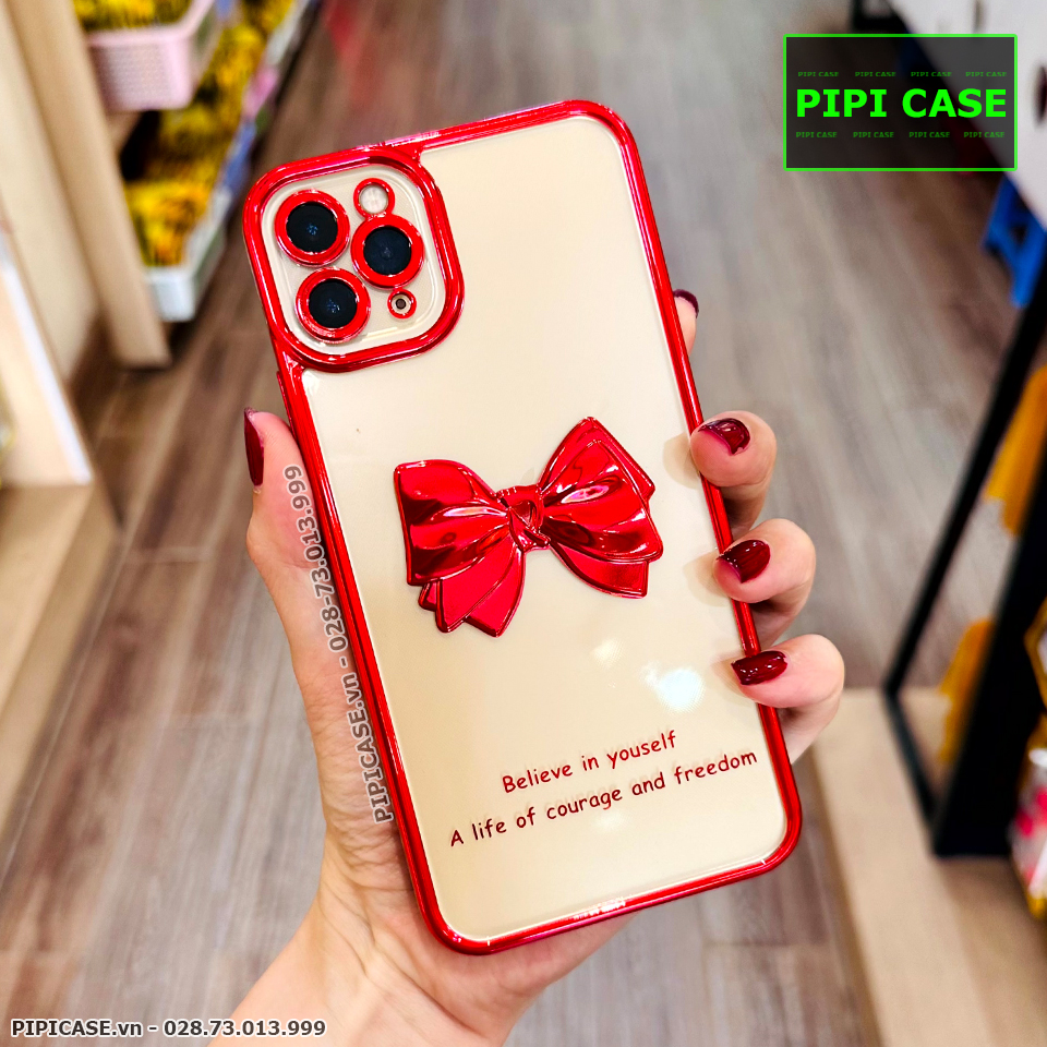 Ốp Lưng iPhone 11 Pro Max - Bling Bling - Đỏ