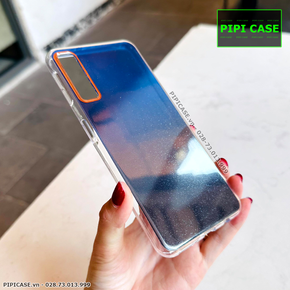 Ốp Lưng Samsung A7 2018 - Bonnie - Xanh Dương