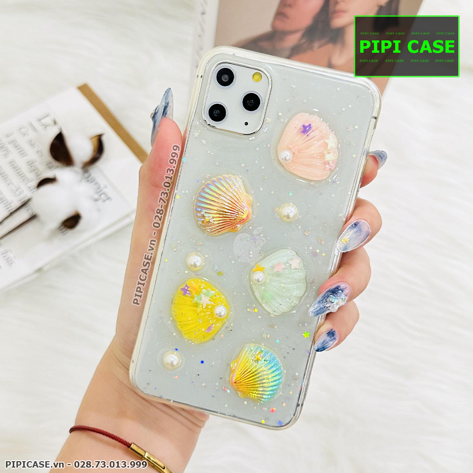 Ốp Lưng iPhone 11 Pro Max - Họa Tiết Nổi - Sò
