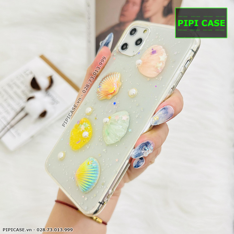 Ốp Lưng iPhone 11 Pro Max - Họa Tiết Nổi - Sò