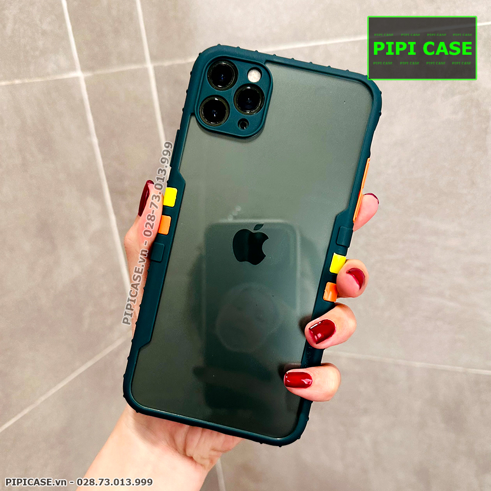 Ốp Lưng iPhone 11 Pro Max - Running Man - Xanh Rêu
