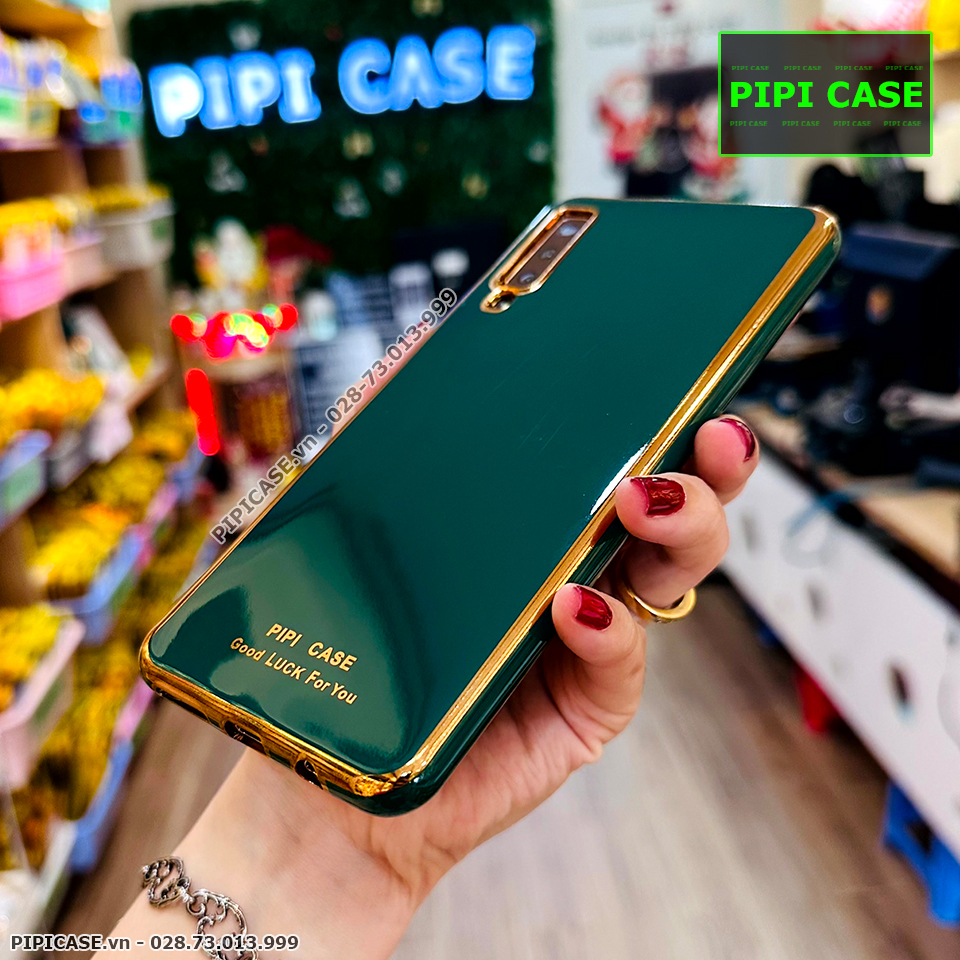 Ốp Lưng Samsung A7 2018 - Royal - Xanh Lá
