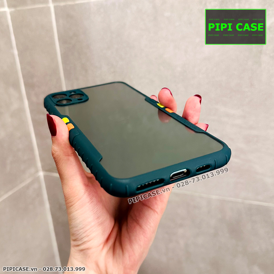 Ốp Lưng iPhone 11 Pro Max - Running Man - Xanh Rêu