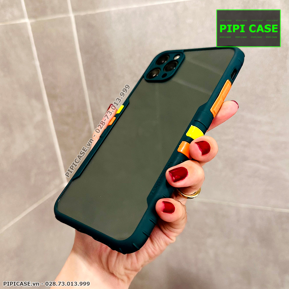 Ốp Lưng iPhone 11 Pro Max - Running Man - Xanh Rêu