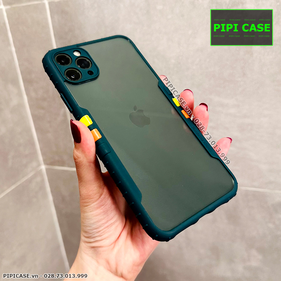 Ốp Lưng iPhone 11 Pro Max - Running Man - Xanh Rêu