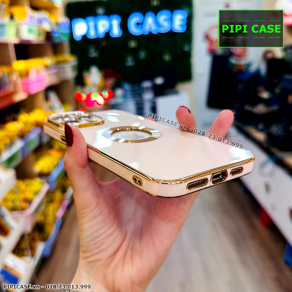 Ốp Lưng iPhone 13 Pro Max - Pandora - Vàng Hồng