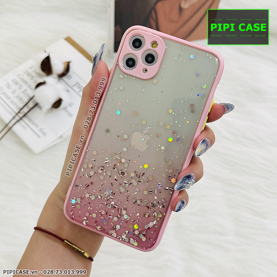 Ốp Lưng iPhone 11 Pro Max - Shining - Hồng