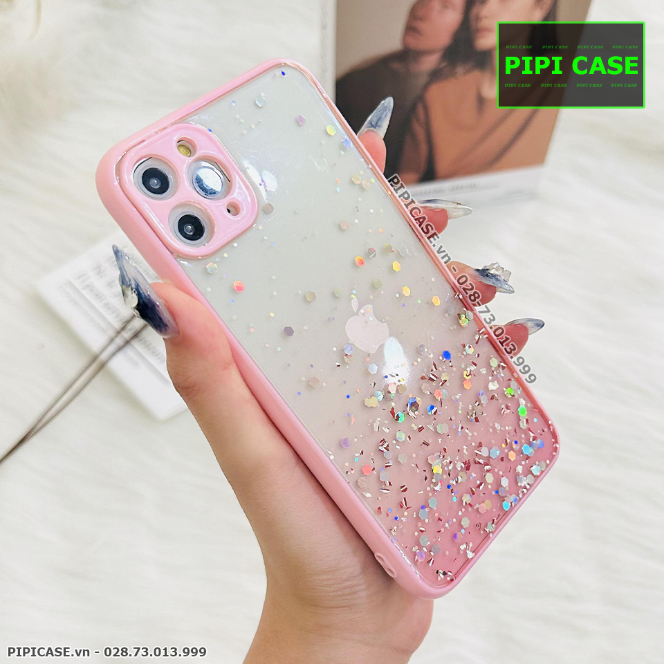 Ốp Lưng iPhone 11 Pro Max - Shining - Hồng