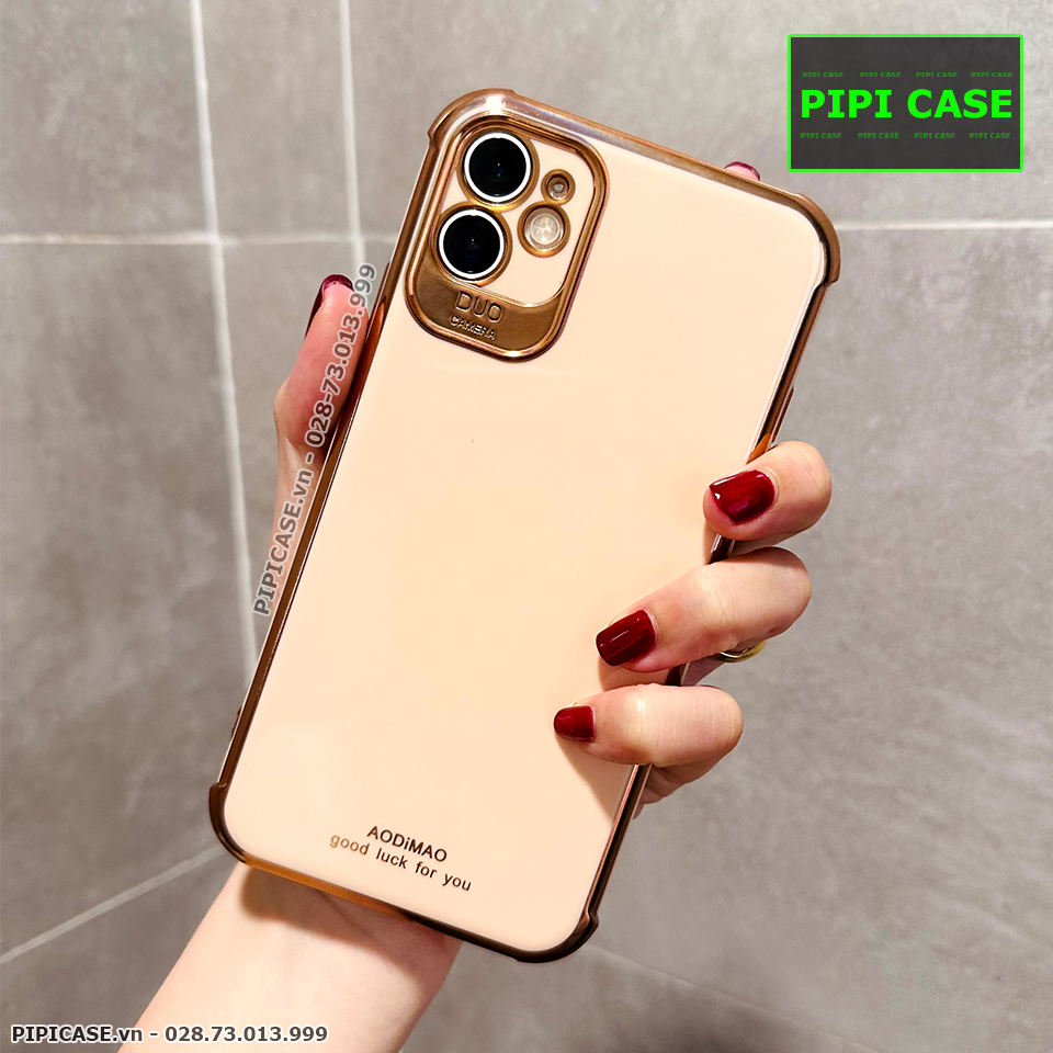 Ốp Lưng iPhone 11 - Luxury - Vàng Hồng