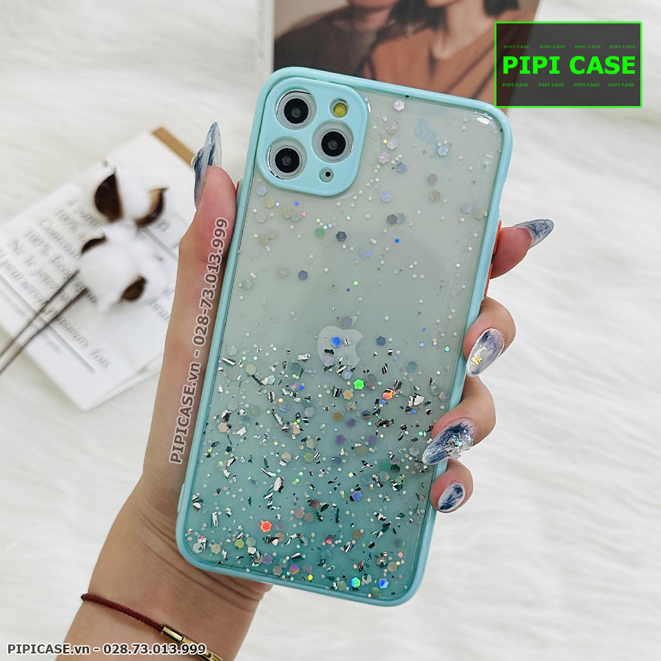 Ốp Lưng iPhone 11 Pro Max - Shining - Xanh