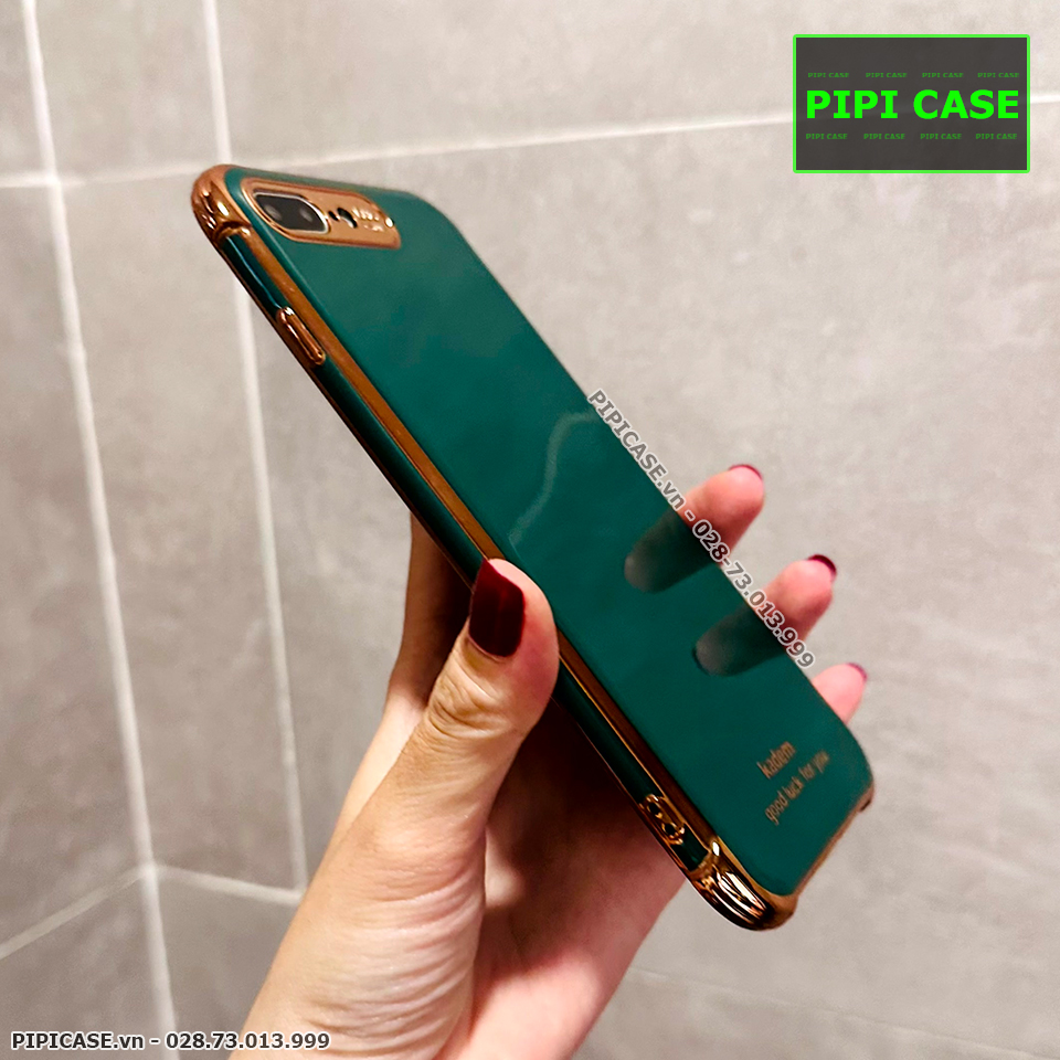 Ốp Lưng iPhone 7 Plus / 8 Plus - Luxury - Xanh Lá