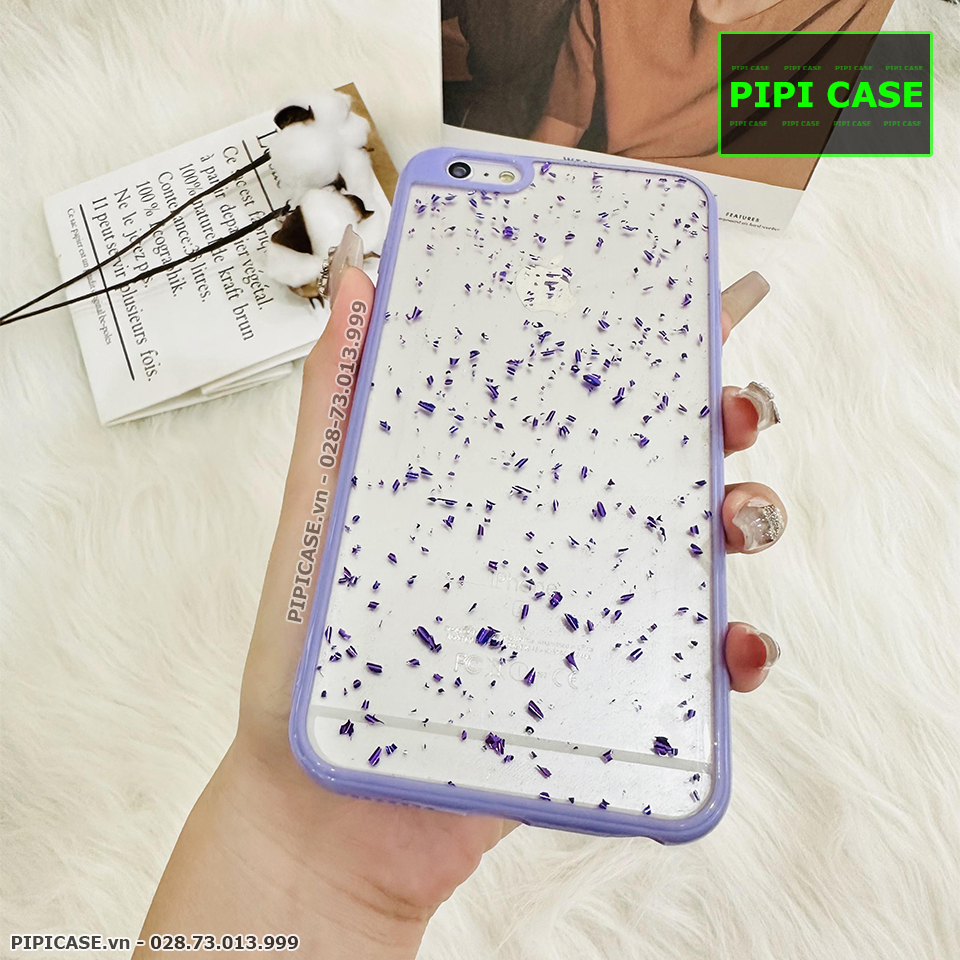 Ốp Lưng iPhone 6 / 6S - Lấp Lánh - Tím