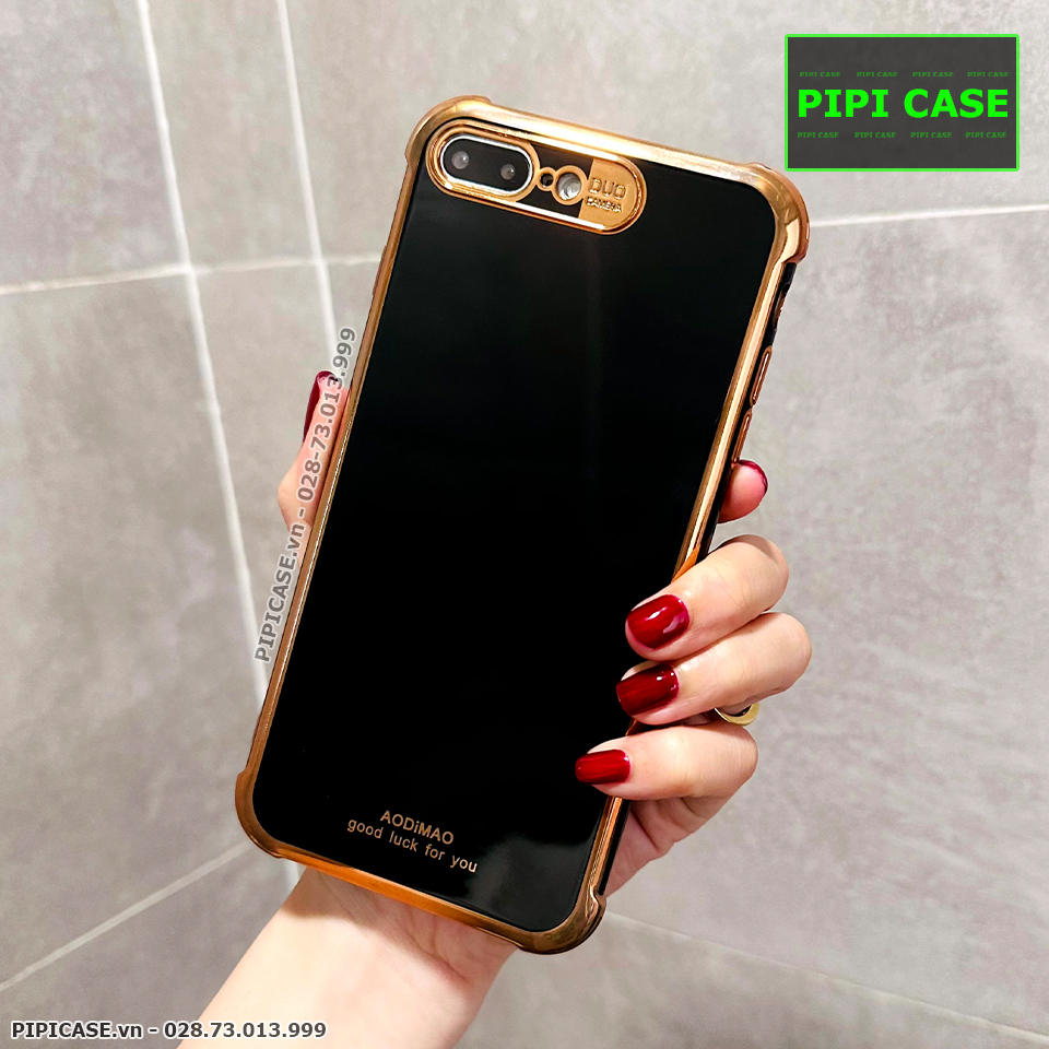 Ốp Lưng iPhone 7 Plus / 8 Plus - Luxury - Đen