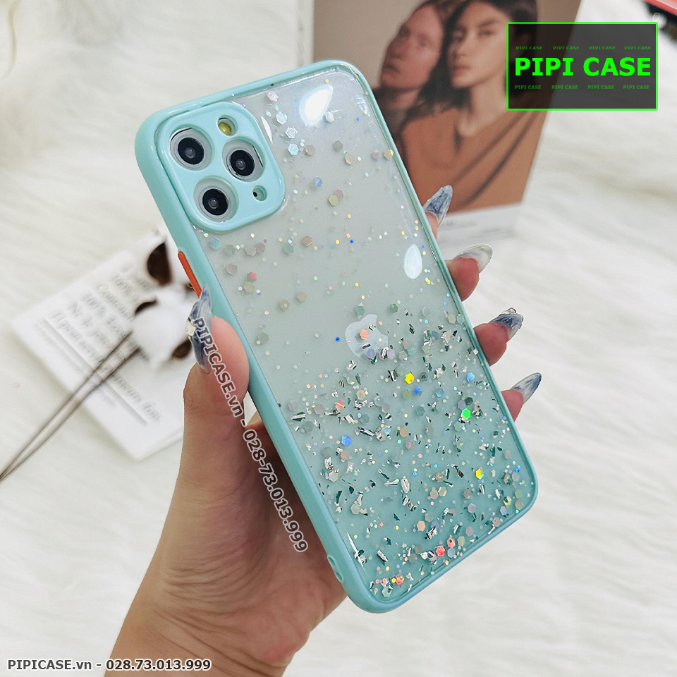 Ốp Lưng iPhone 11 Pro Max - Shining - Xanh