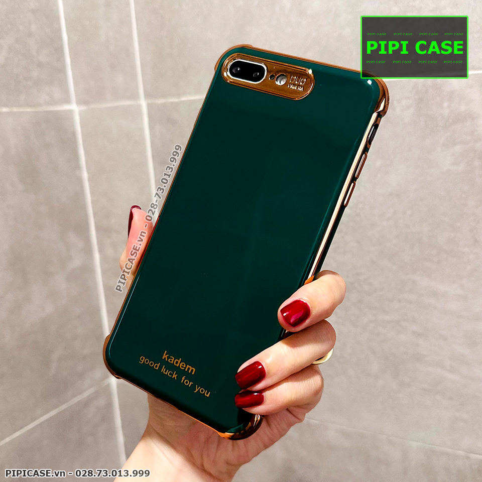 Ốp Lưng iPhone 7 Plus / 8 Plus - Luxury - Xanh Lá