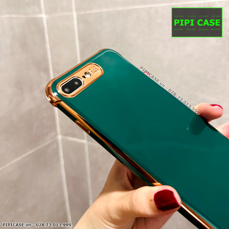 Ốp Lưng iPhone 7 Plus / 8 Plus - Luxury - Xanh Lá