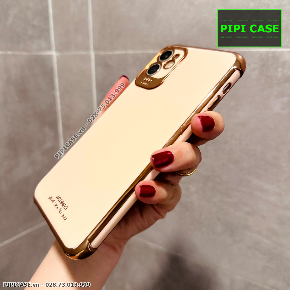 Ốp Lưng iPhone 11 - Luxury - Vàng Hồng