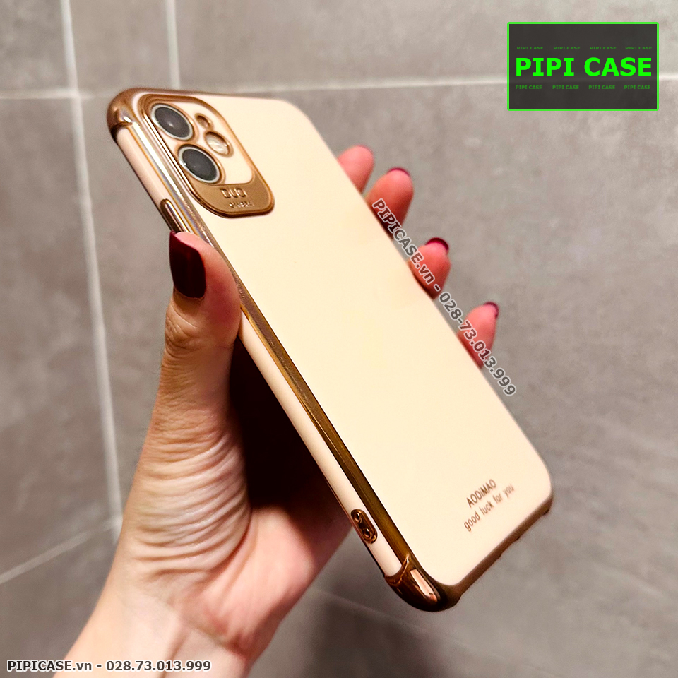 Ốp Lưng iPhone 11 - Luxury - Vàng Hồng