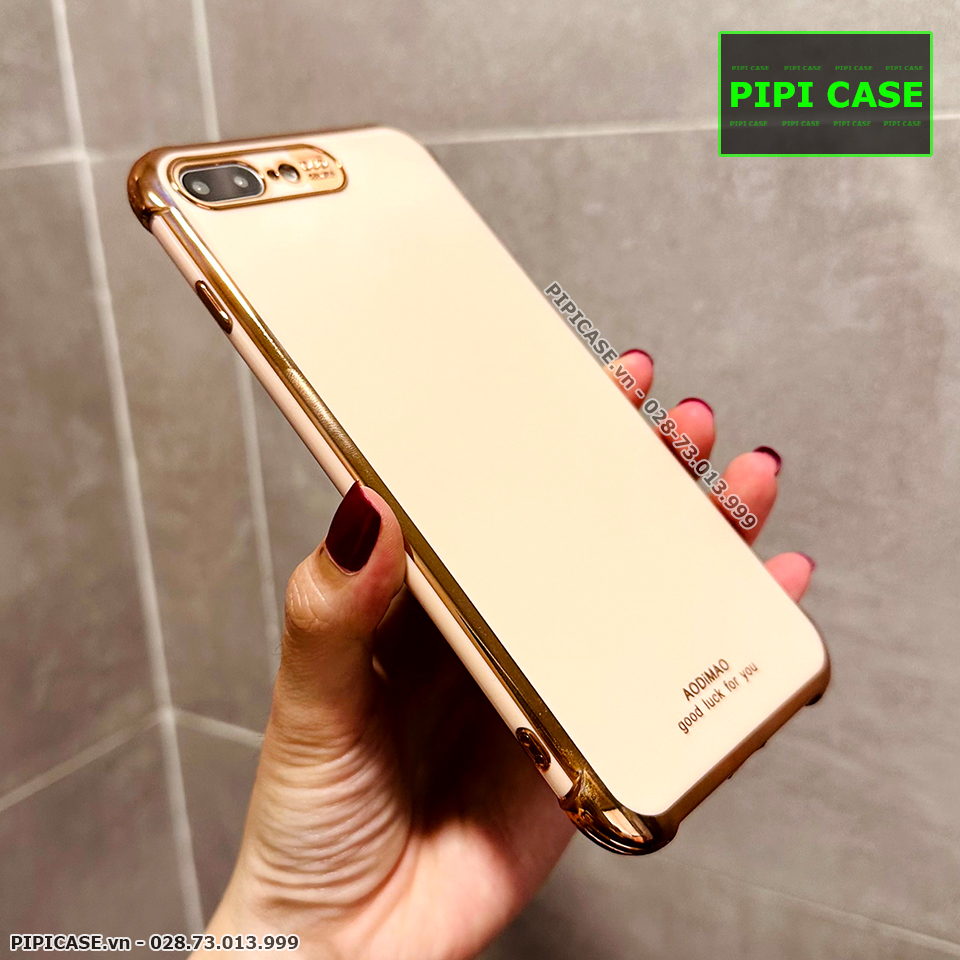 Ốp Lưng iPhone 7 Plus / 8 Plus - Luxury - Vàng