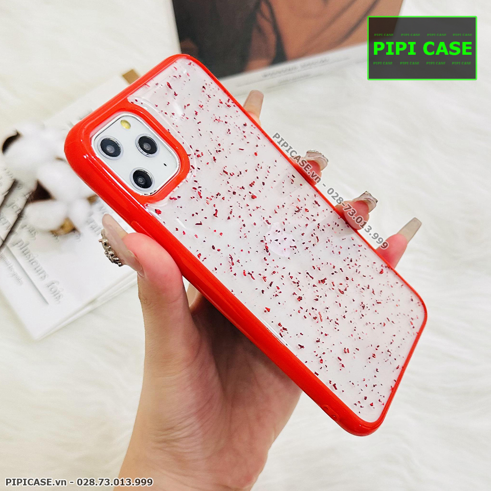 Ốp Lưng iPhone 11 Pro Max - Lấp Lánh - Đỏ
