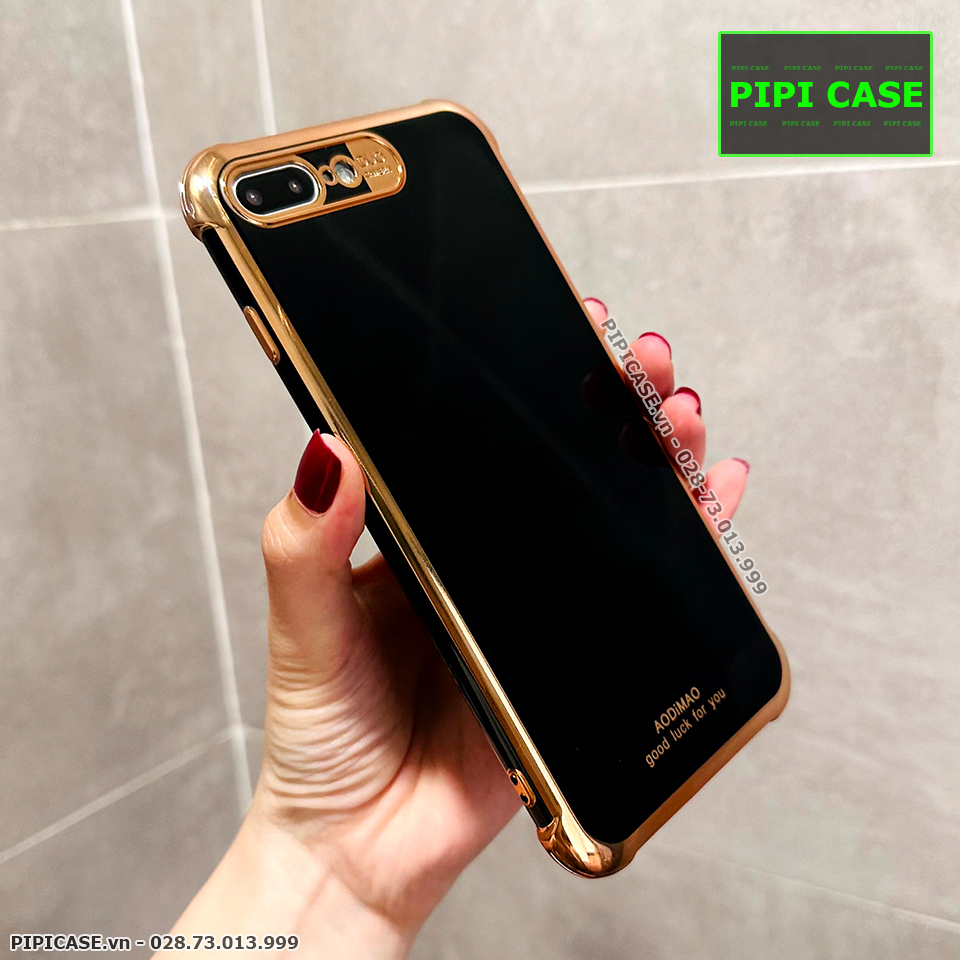 Ốp Lưng iPhone 7 Plus / 8 Plus - Luxury - Đen