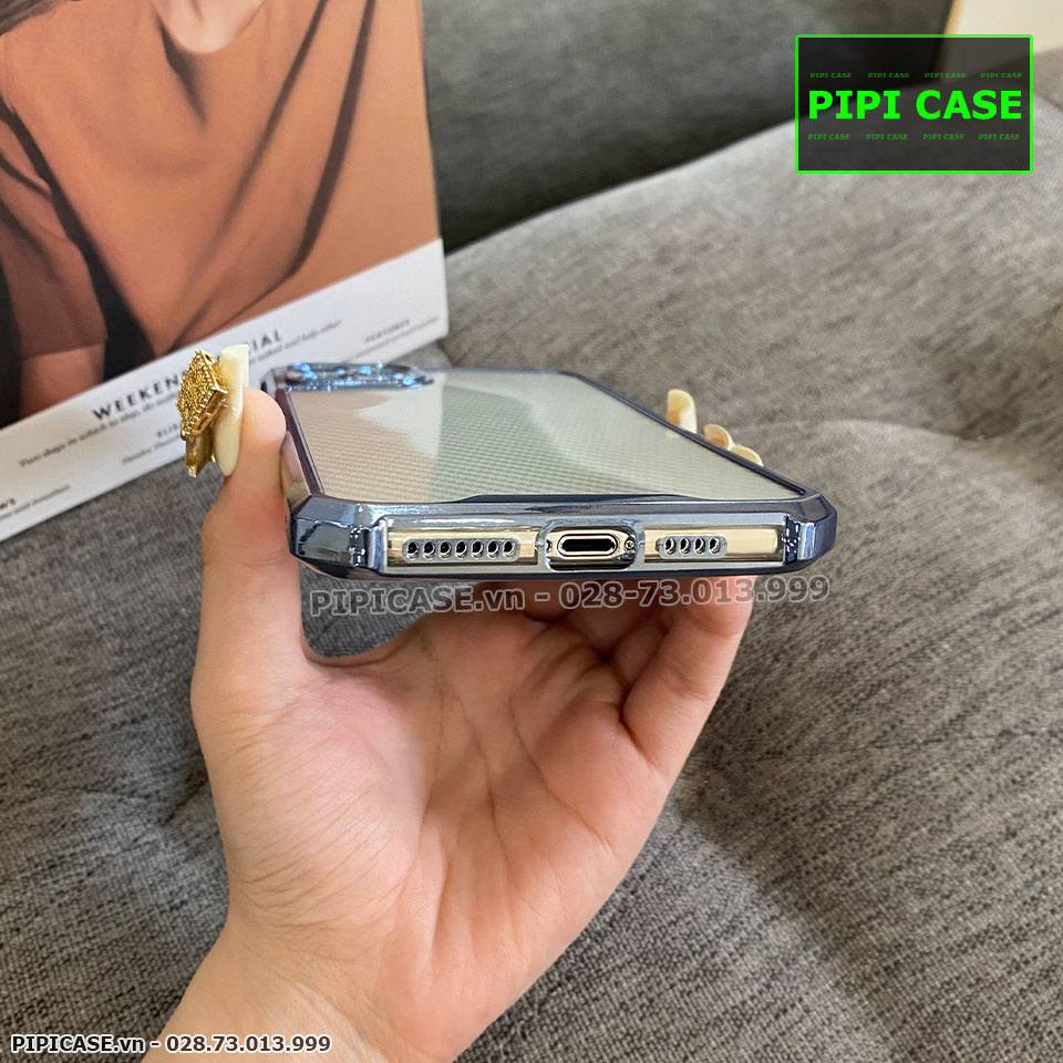 Ốp Lưng iPhone 11 Pro Max - Mark - Xanh Nhạt