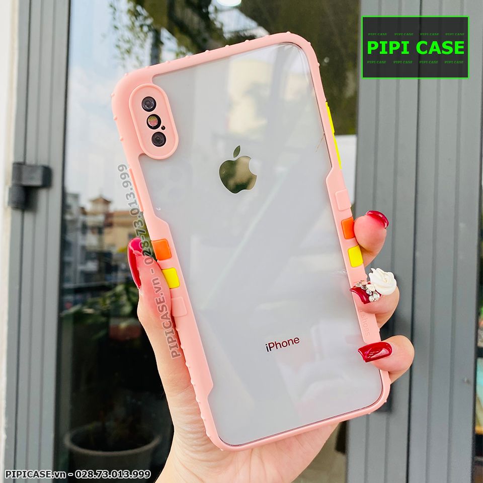 Ốp Lưng iPhone XS Max - Running Man - Hồng