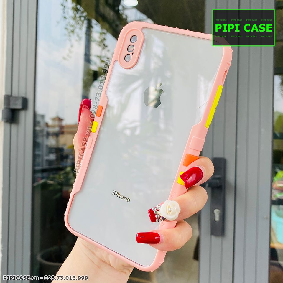 Ốp Lưng iPhone XS Max - Running Man - Hồng
