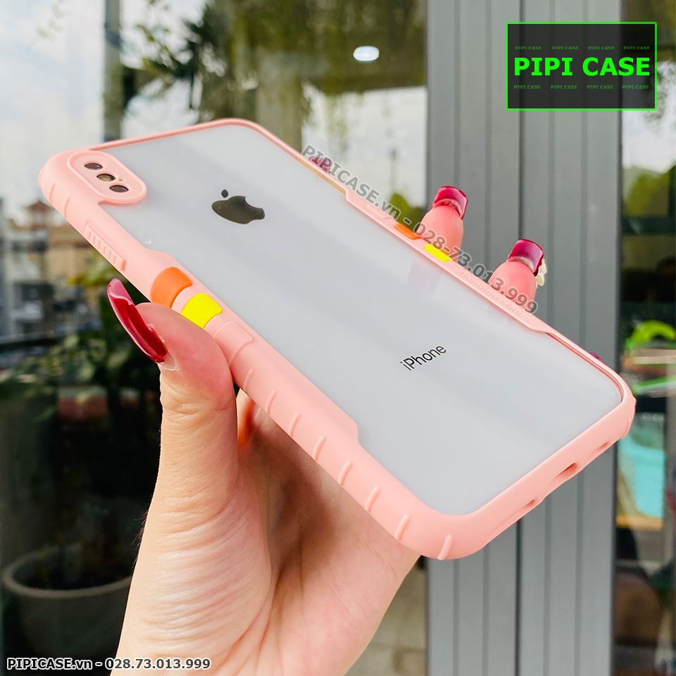 Ốp Lưng iPhone XS Max - Running Man - Hồng
